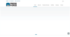 Desktop Screenshot of pressforge.com